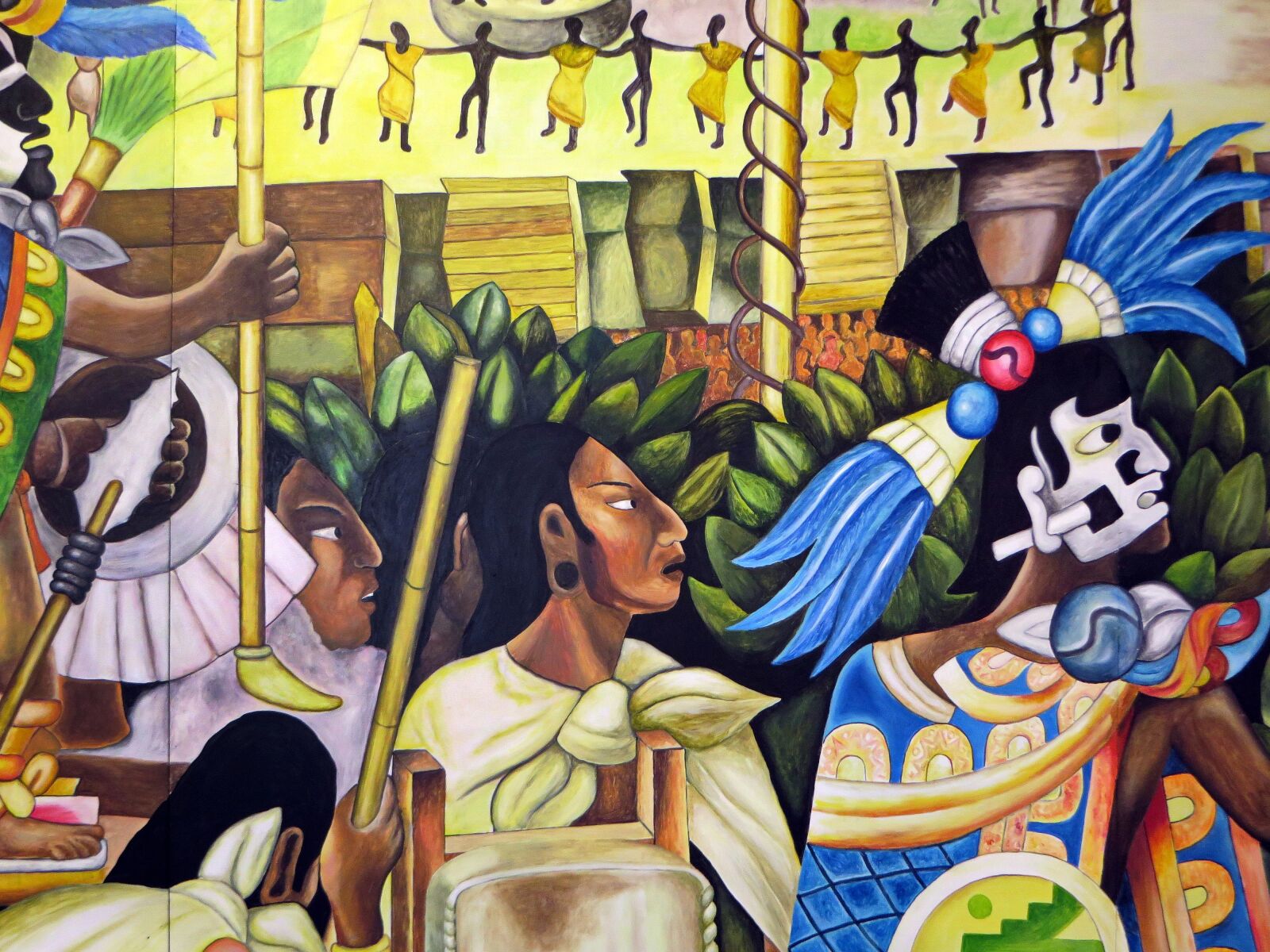 Canon PowerShot SX270 HS sample photo. Mexico, puebla, mural photography