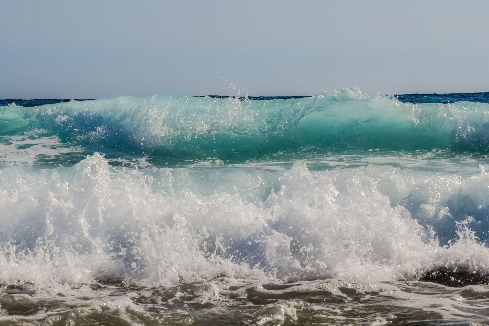 Nikon D3300 sample photo. Wave, sea, blue photography