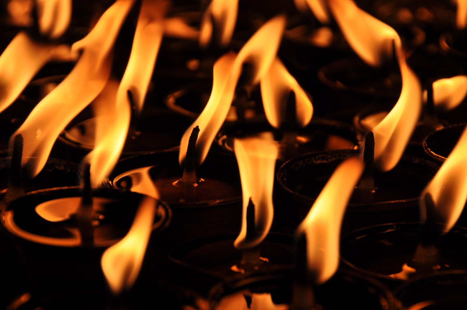 Nikon D5000 sample photo. Flame, heat, hot photography