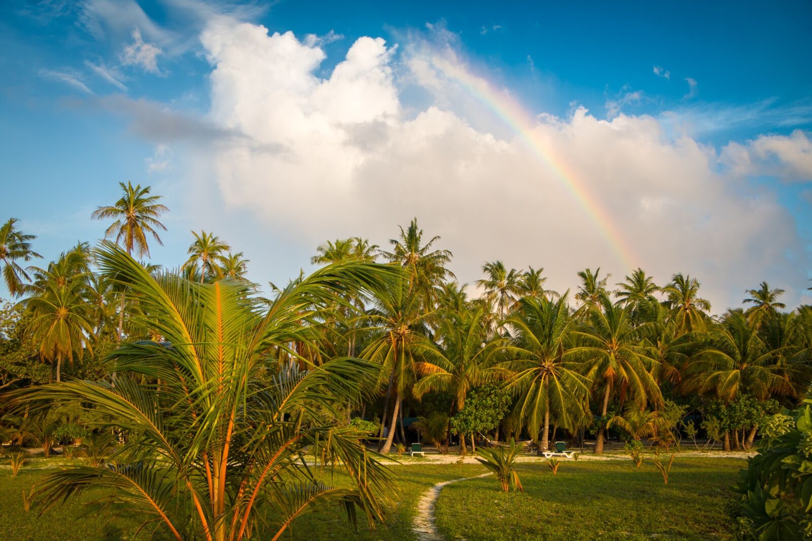 Canon EOS 70D sample photo. Meeru island, rainbow, maldives photography