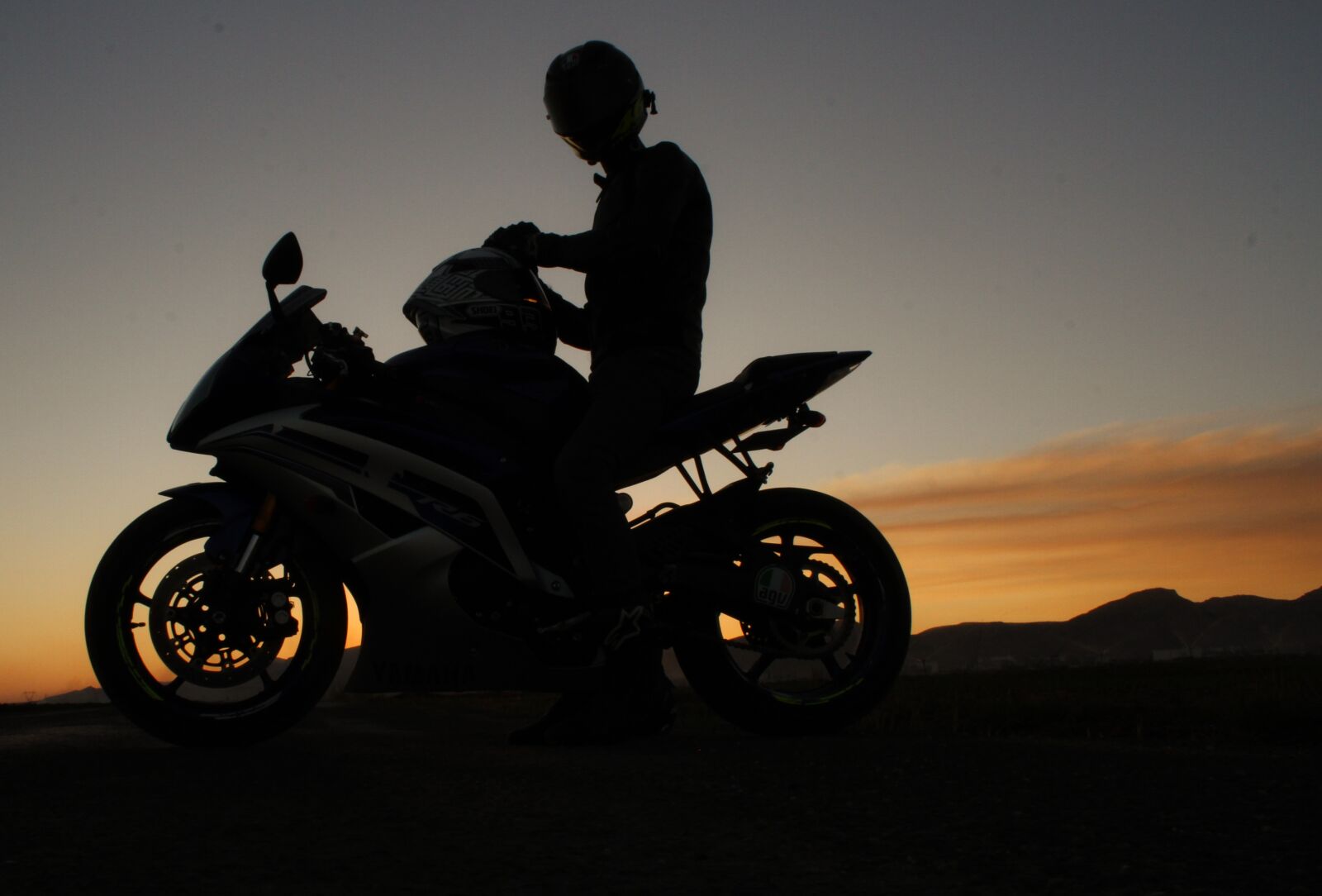 Canon EOS 7D sample photo. Motorcycle, sunset, engine photography