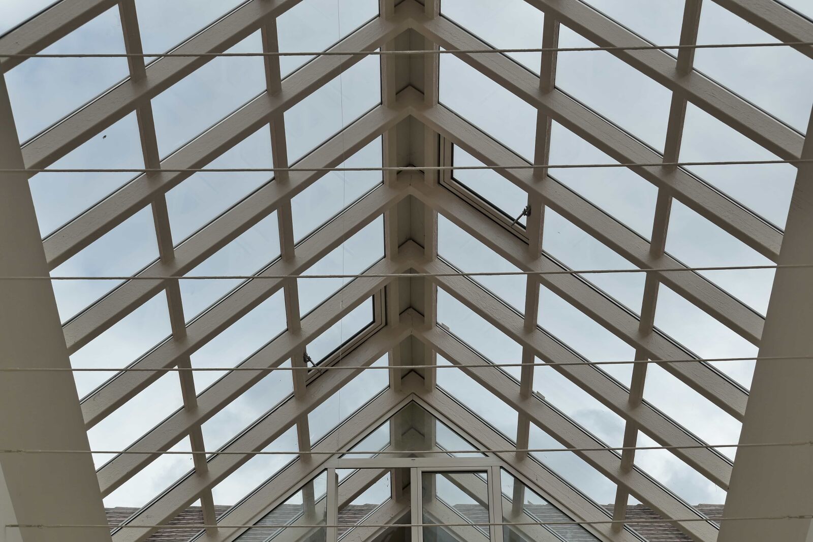 Nikon D5500 sample photo. Atrium, ceiling, glass, roof photography