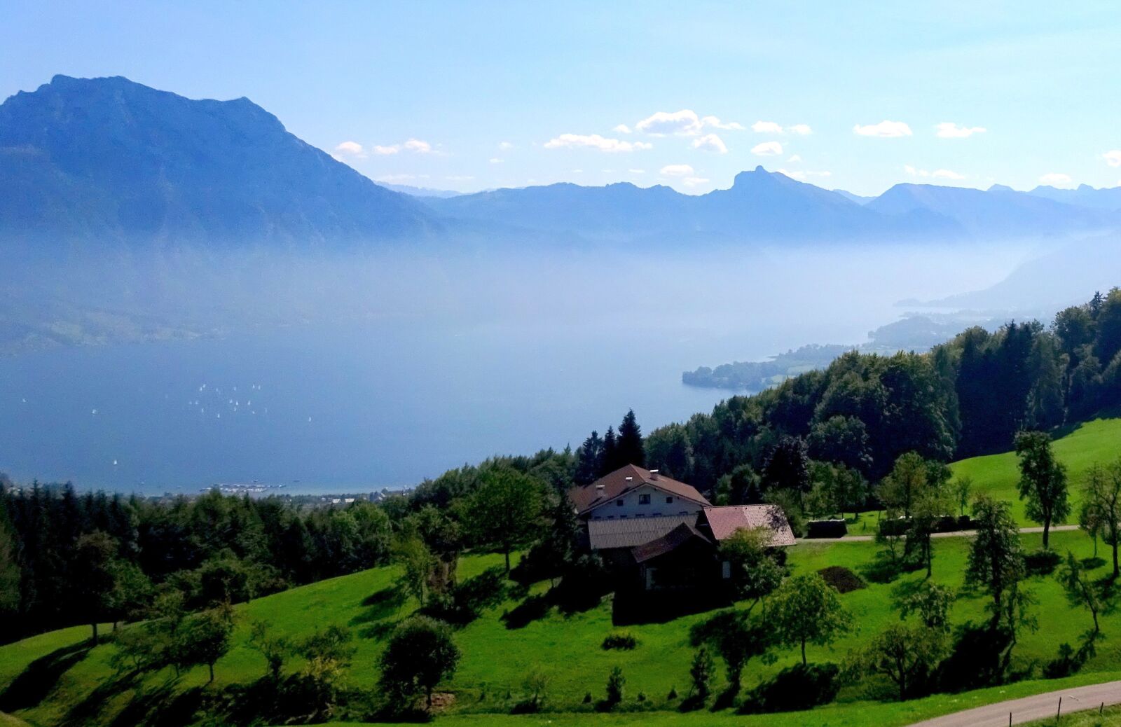 Sony Cyber-shot DSC-WX350 sample photo. Emotions, panorama, traunsee photography