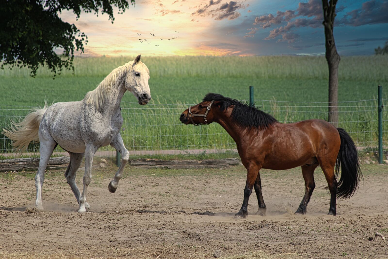 Canon EOS 600D (Rebel EOS T3i / EOS Kiss X5) sample photo. Horses, two, coupling photography