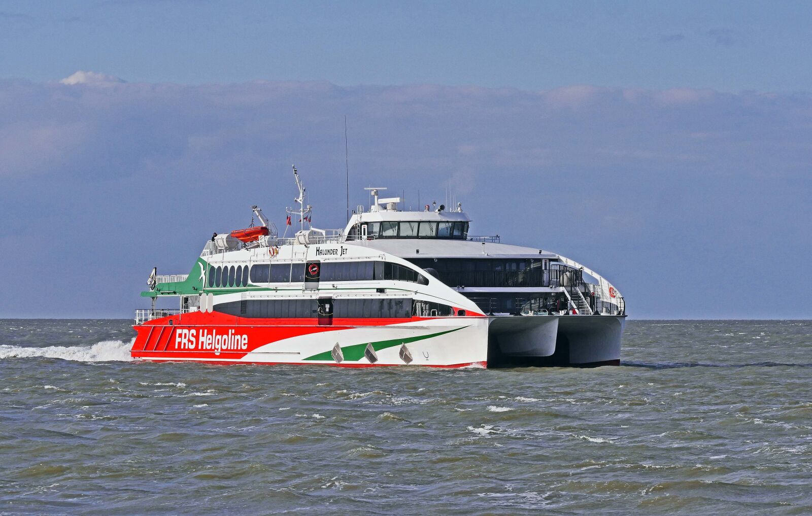Panasonic Lumix DMC-GX8 sample photo. Helgoland ferry, catamaran, north photography