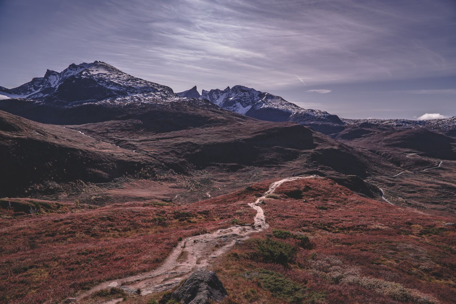 Sony a6000 + Sony E PZ 18-105mm F4 G OSS sample photo. Path, norway, landscape photography