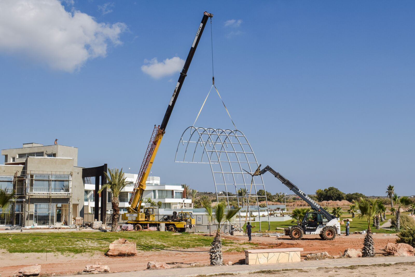 Nikon D3300 sample photo. Construction site, working, development photography