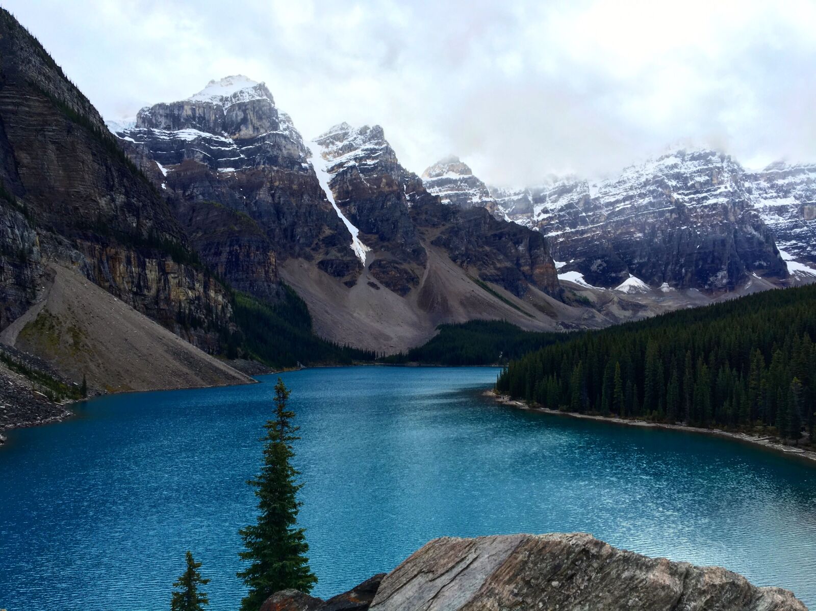 Apple iPhone 6s sample photo. Banff national park, moraine photography