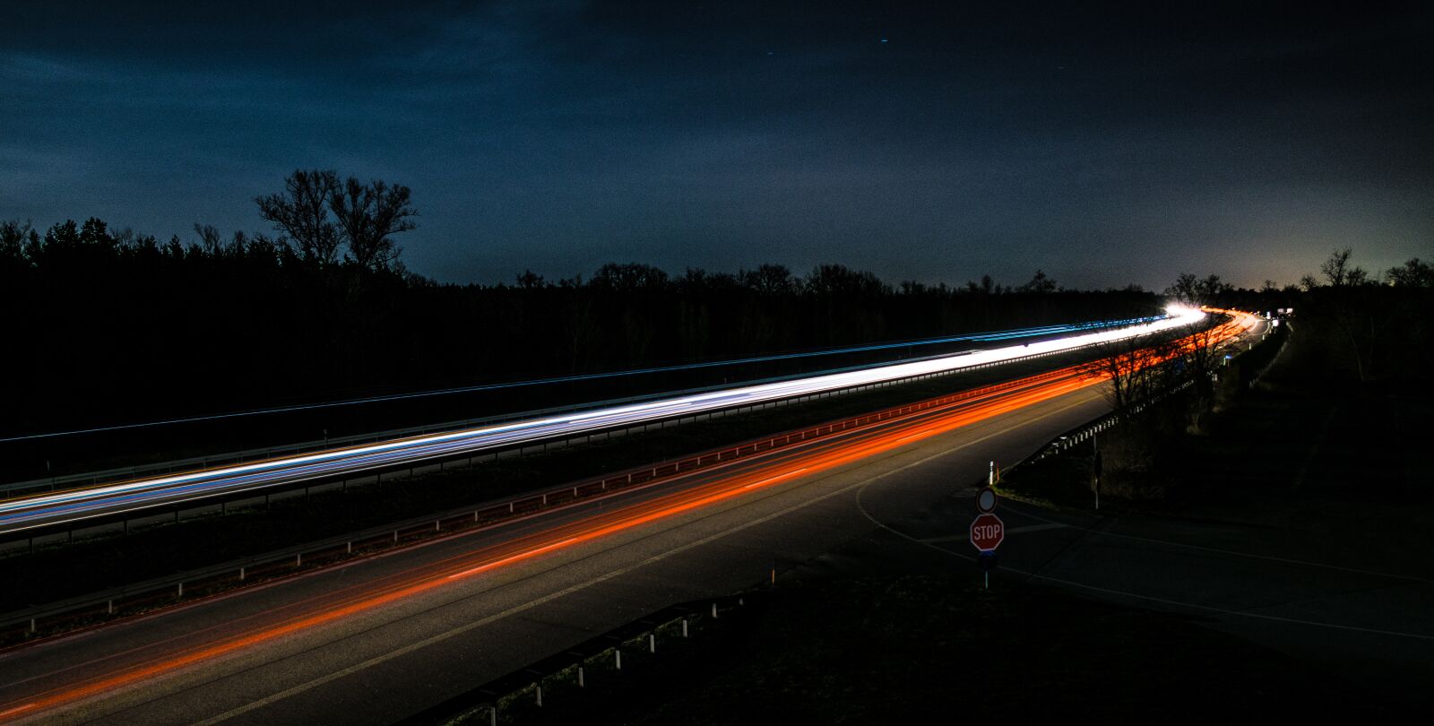 Nikon D5300 sample photo. Road, night, lights photography