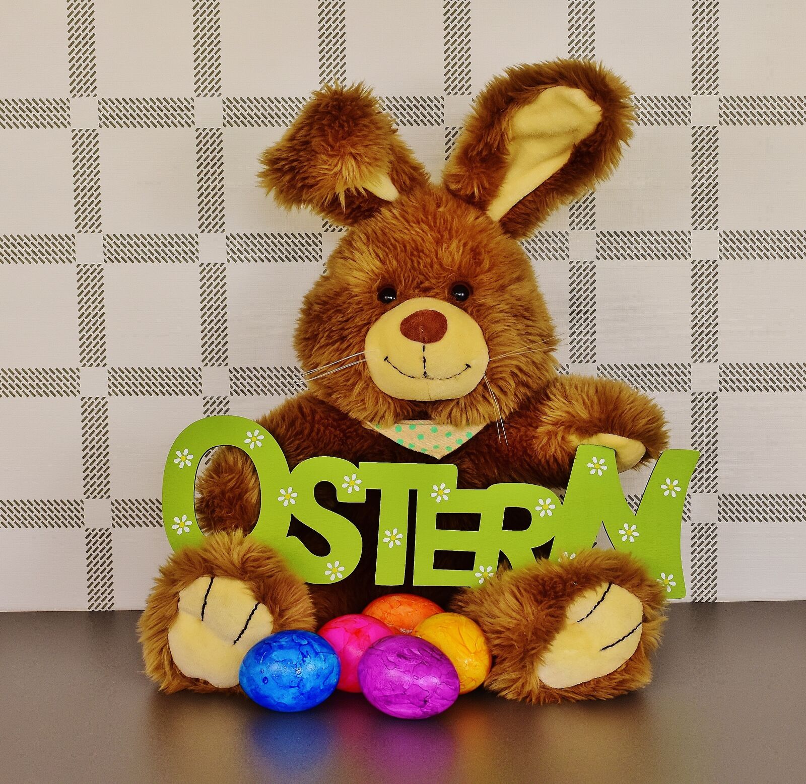 Nikon D7200 sample photo. Easter bunny, soft toy photography