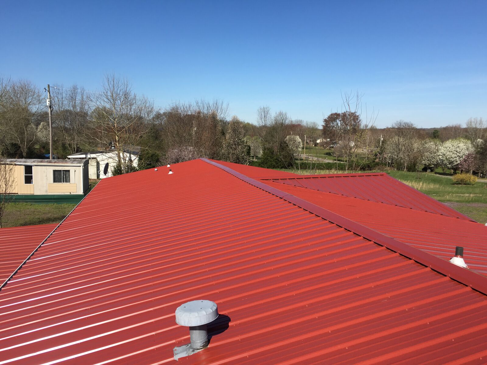 Apple iPhone 6s sample photo. Metal, roof, nashville, roof photography