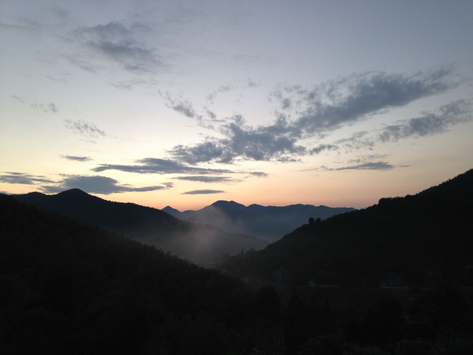 iPhone 5c back camera 4.12mm f/2.4 sample photo. Twilight, valley, anji photography