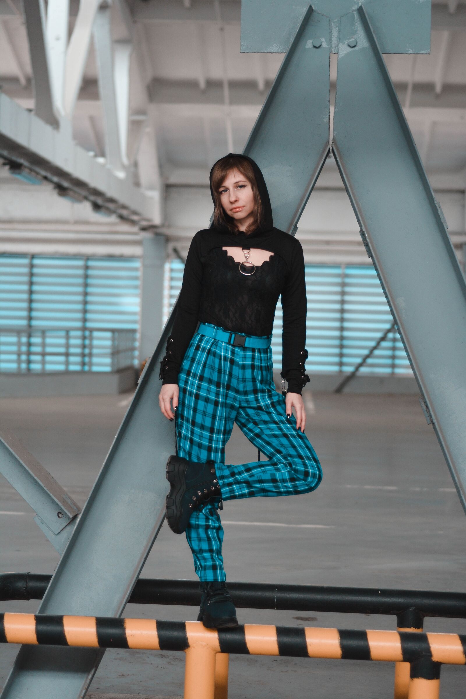 Nikon D7100 sample photo. Parking, punk, goth photography