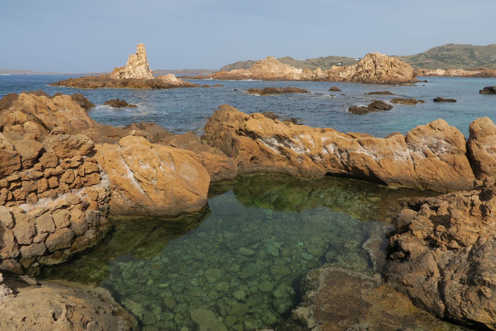 Canon PowerShot G7 X sample photo. Cala pregonda, minorca, balearic photography