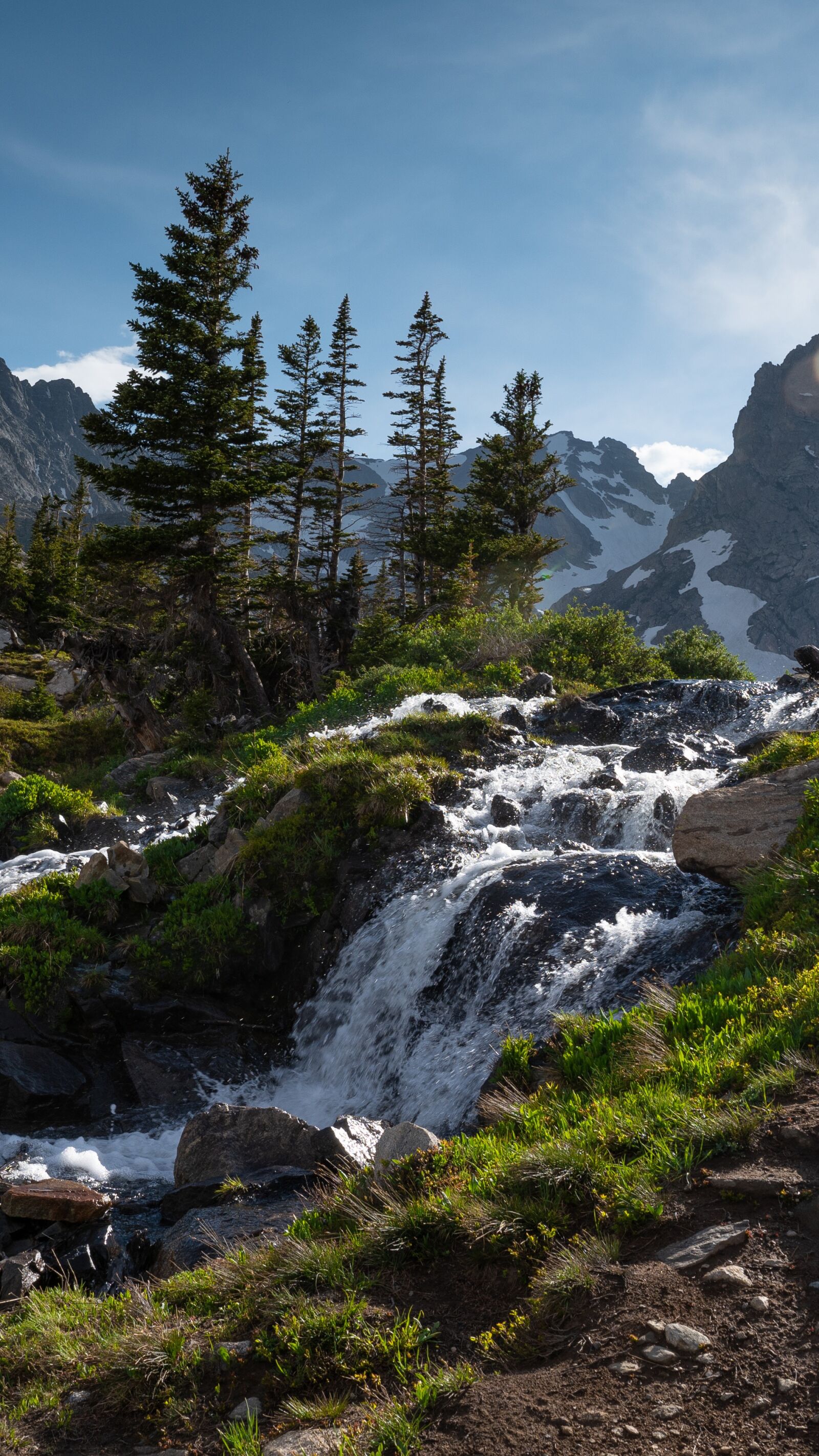 Sony a7R III sample photo. Waterfall, mountains, colorado photography