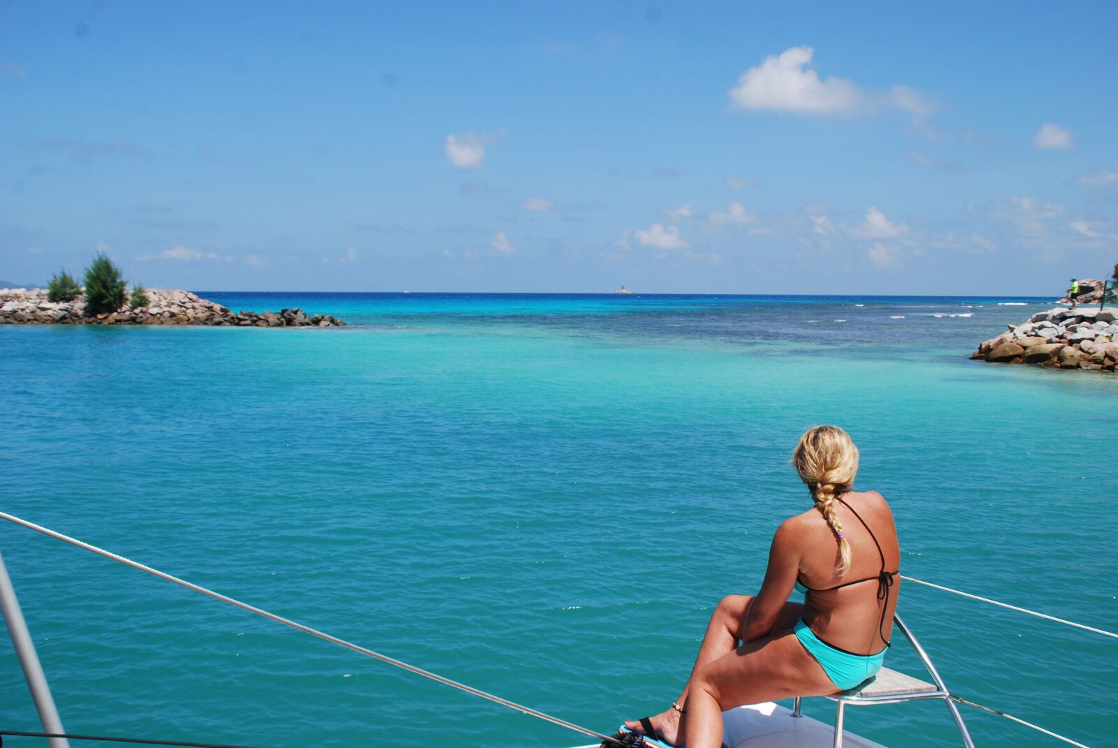 Nikon D40X sample photo. Seychelles, sailing boat, sailing photography
