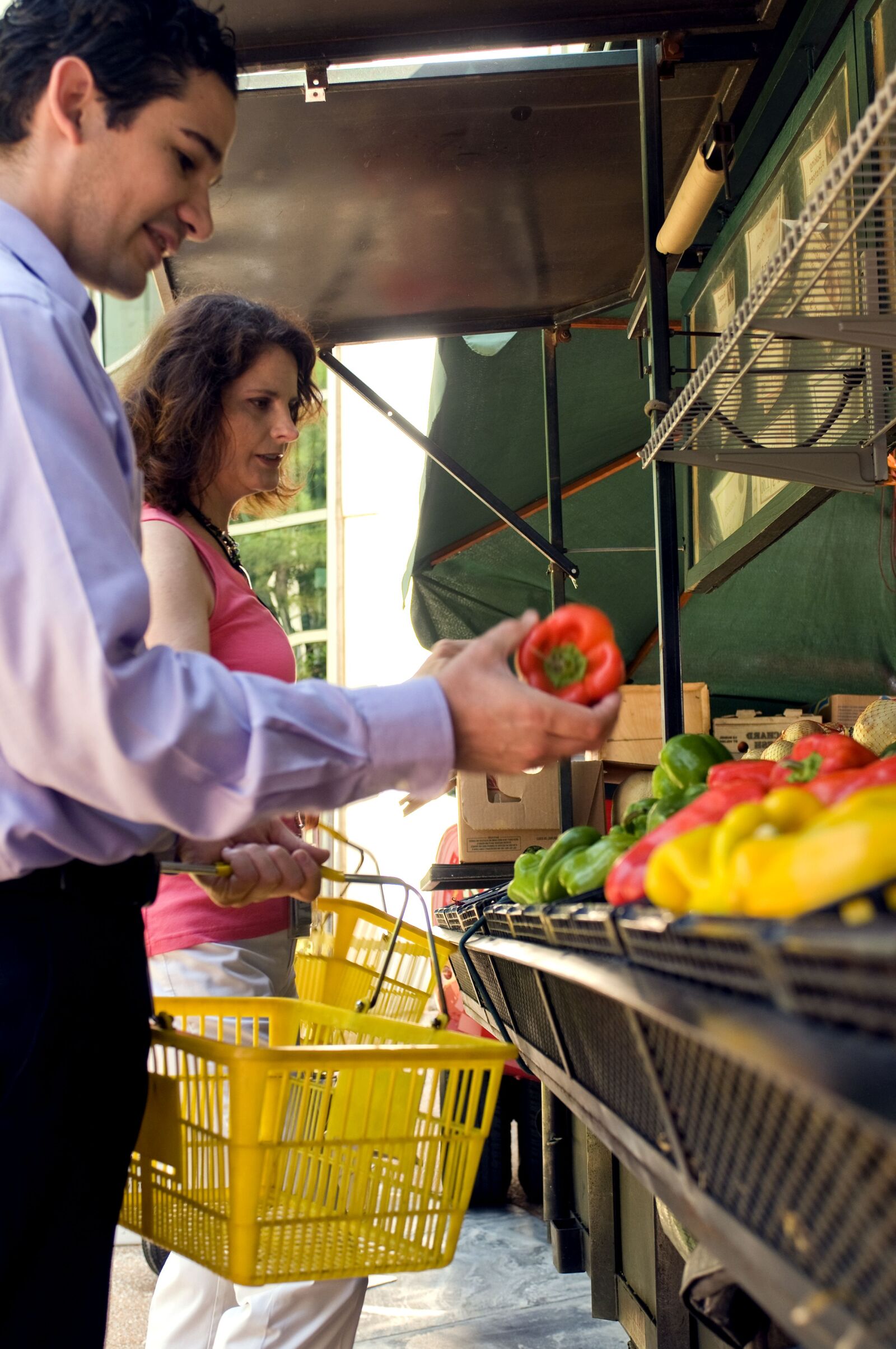 Nikon D300 sample photo. Man, woman, street, market photography
