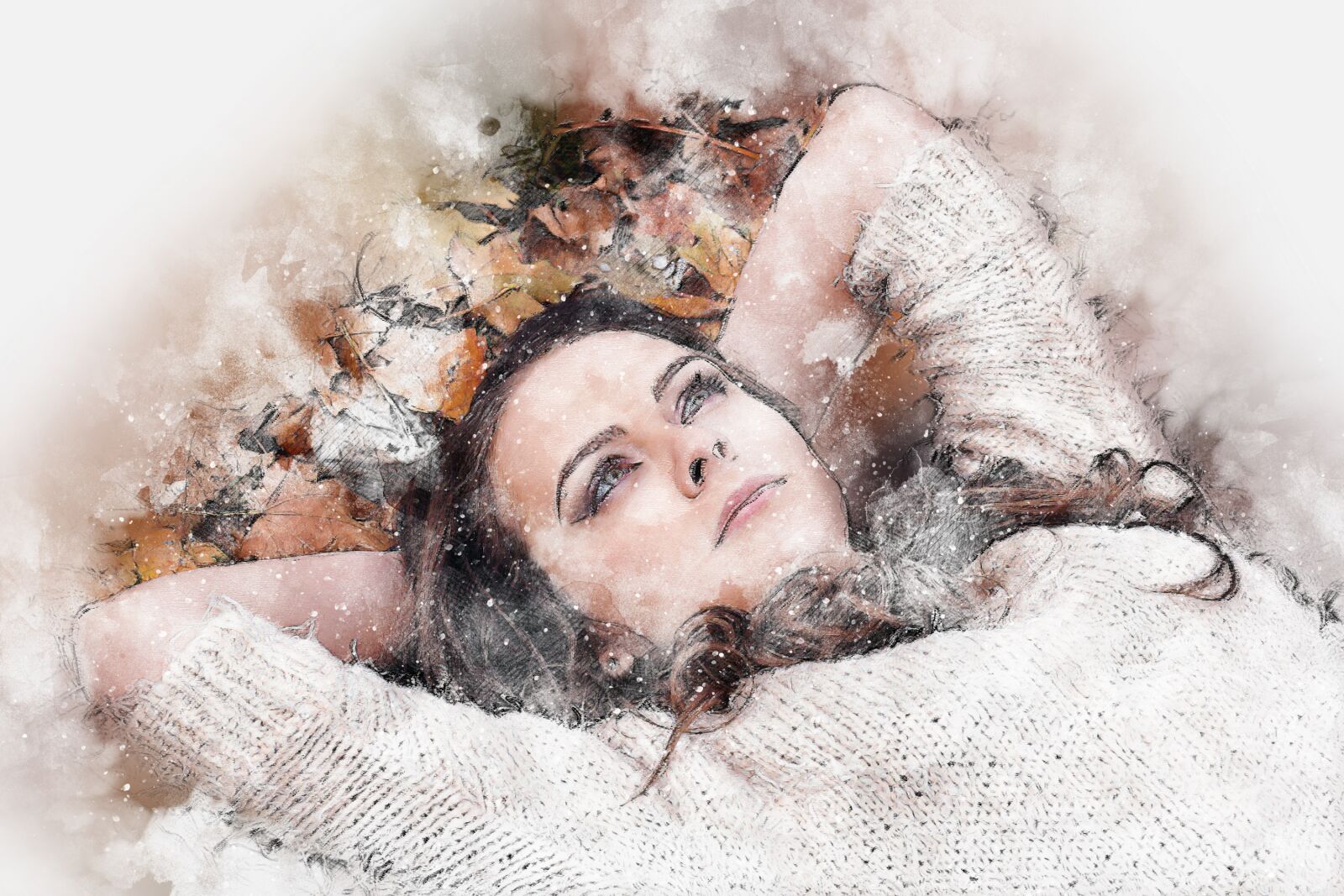 Nikon D3100 sample photo. Woman, art, abstract photography