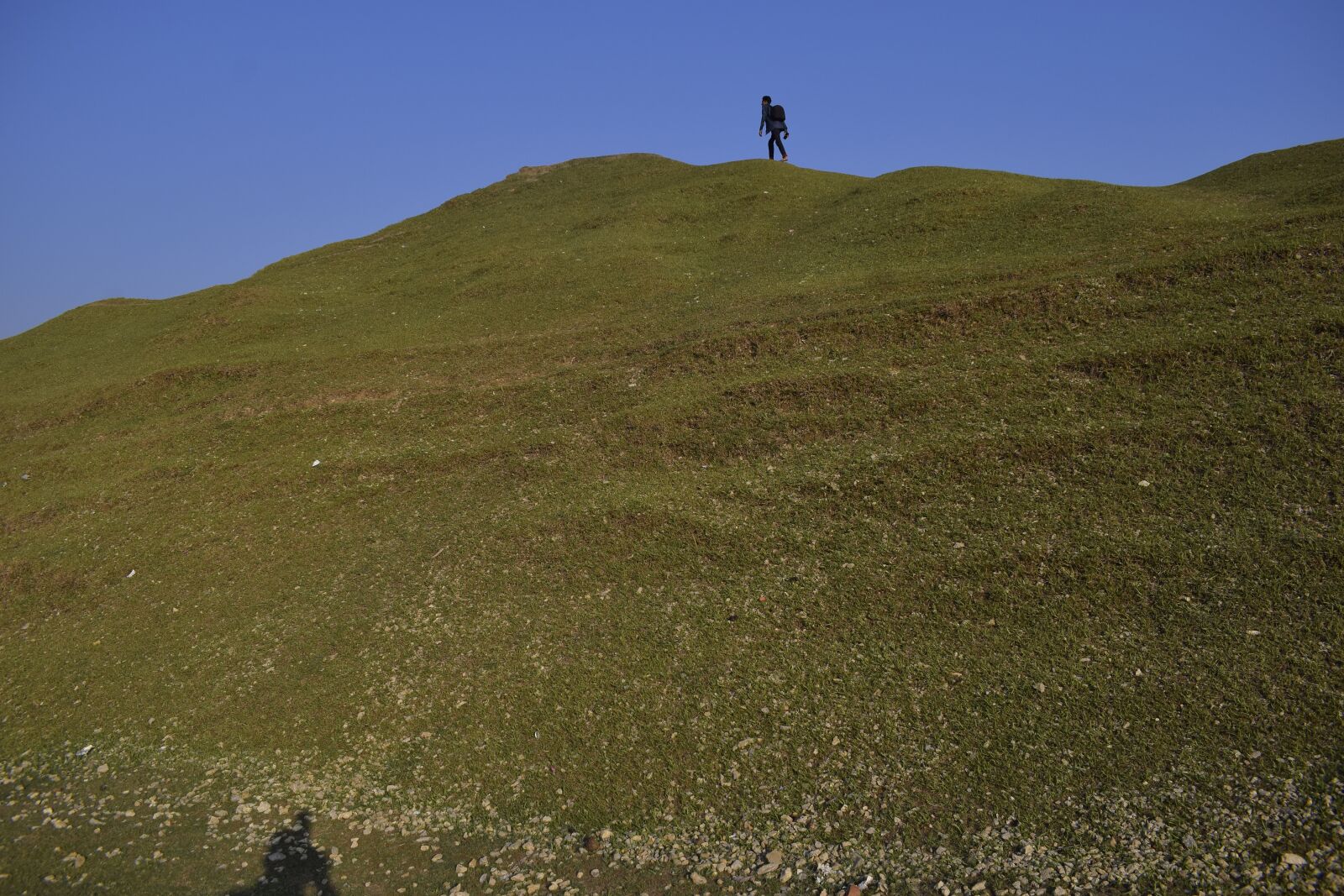 Nikon D5300 sample photo. Hill, green, nature photography