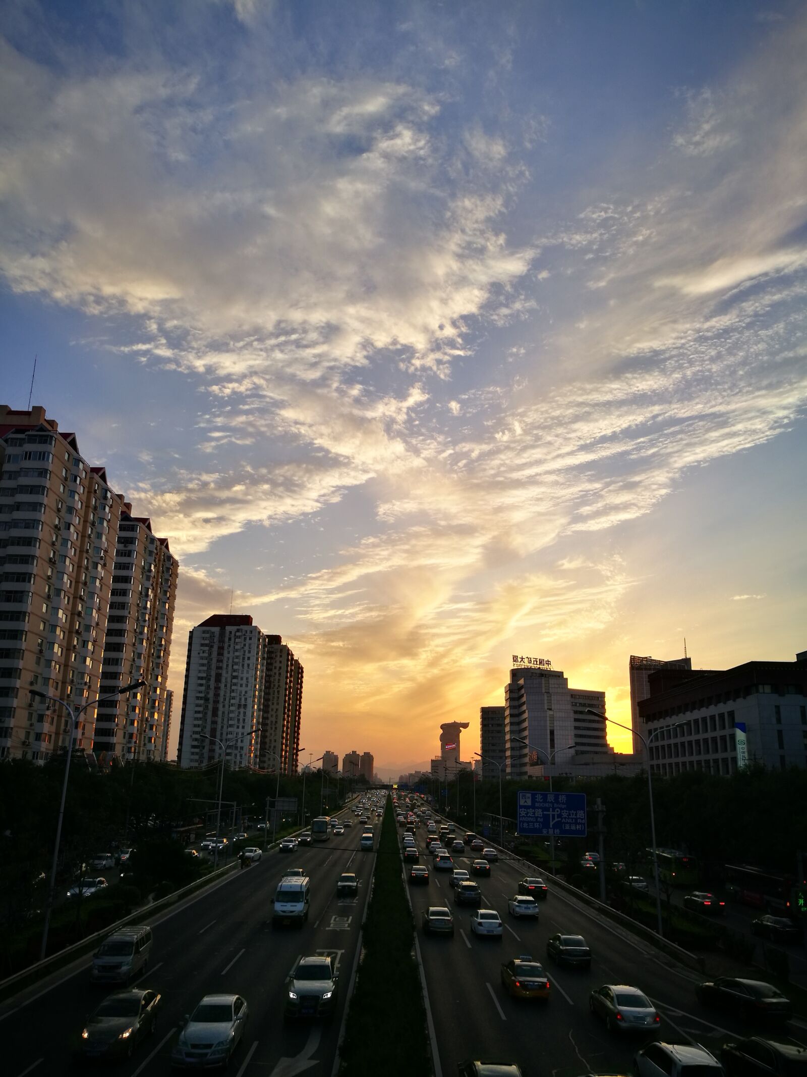 HUAWEI P9 sample photo. Beijing, four loop, traffic photography