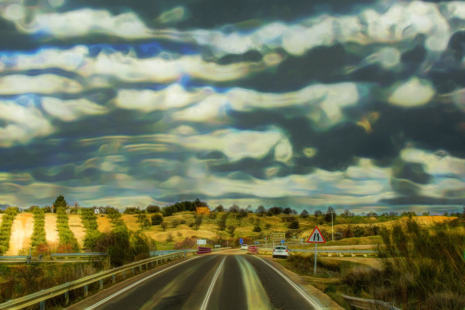 Nikon D7100 sample photo. Road, sky, clouds photography