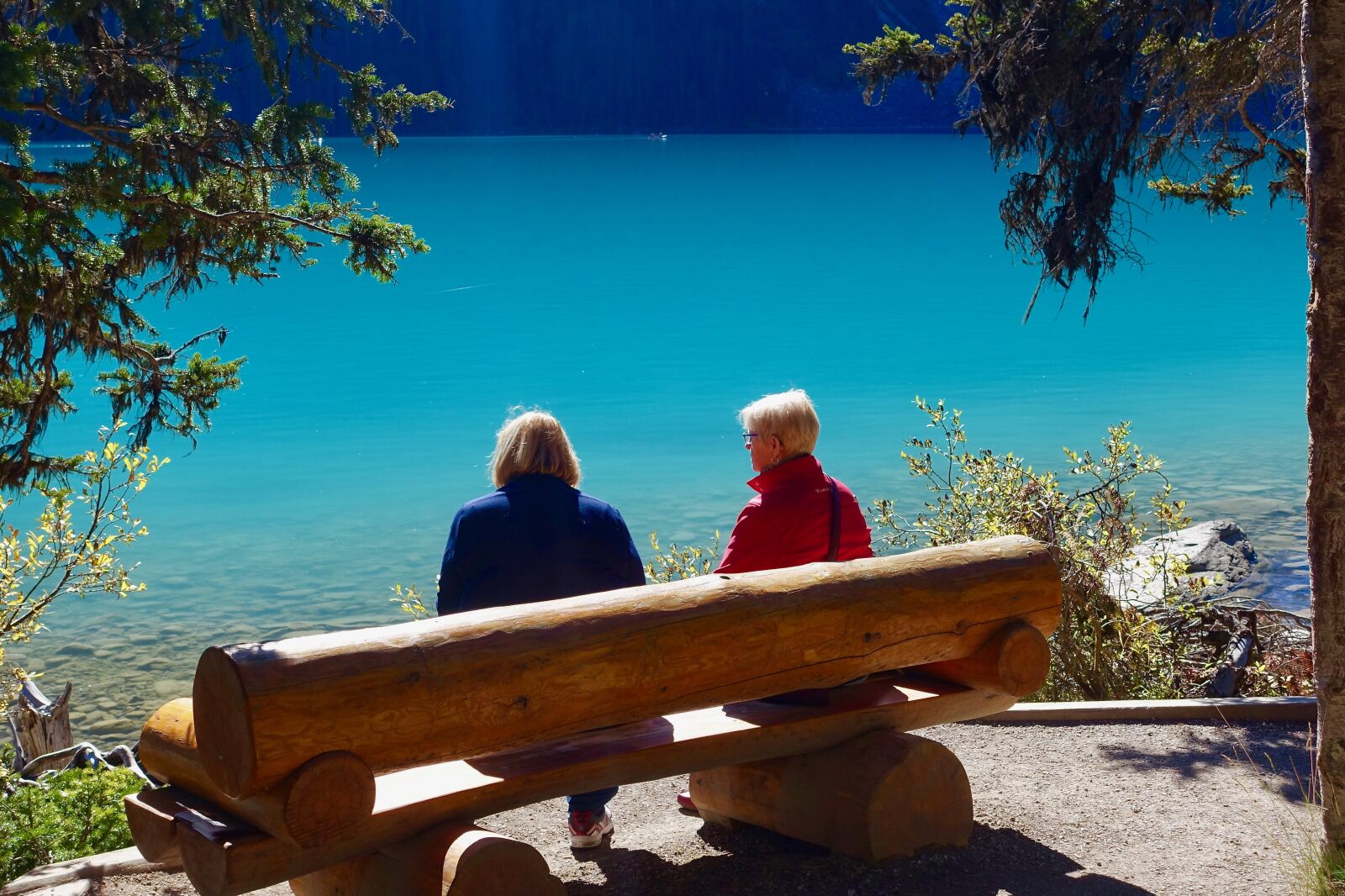 Sony Cyber-shot DSC-RX100 III sample photo. Couple, lake, tranquil photography