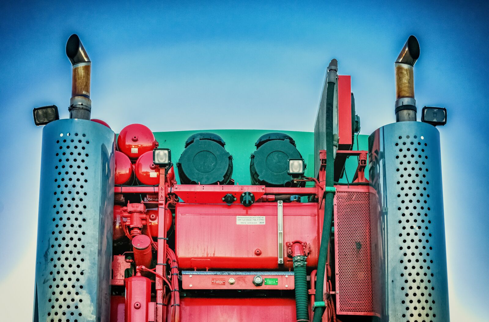 Nikon D3300 sample photo. Truck, exhaust, stainless steel photography