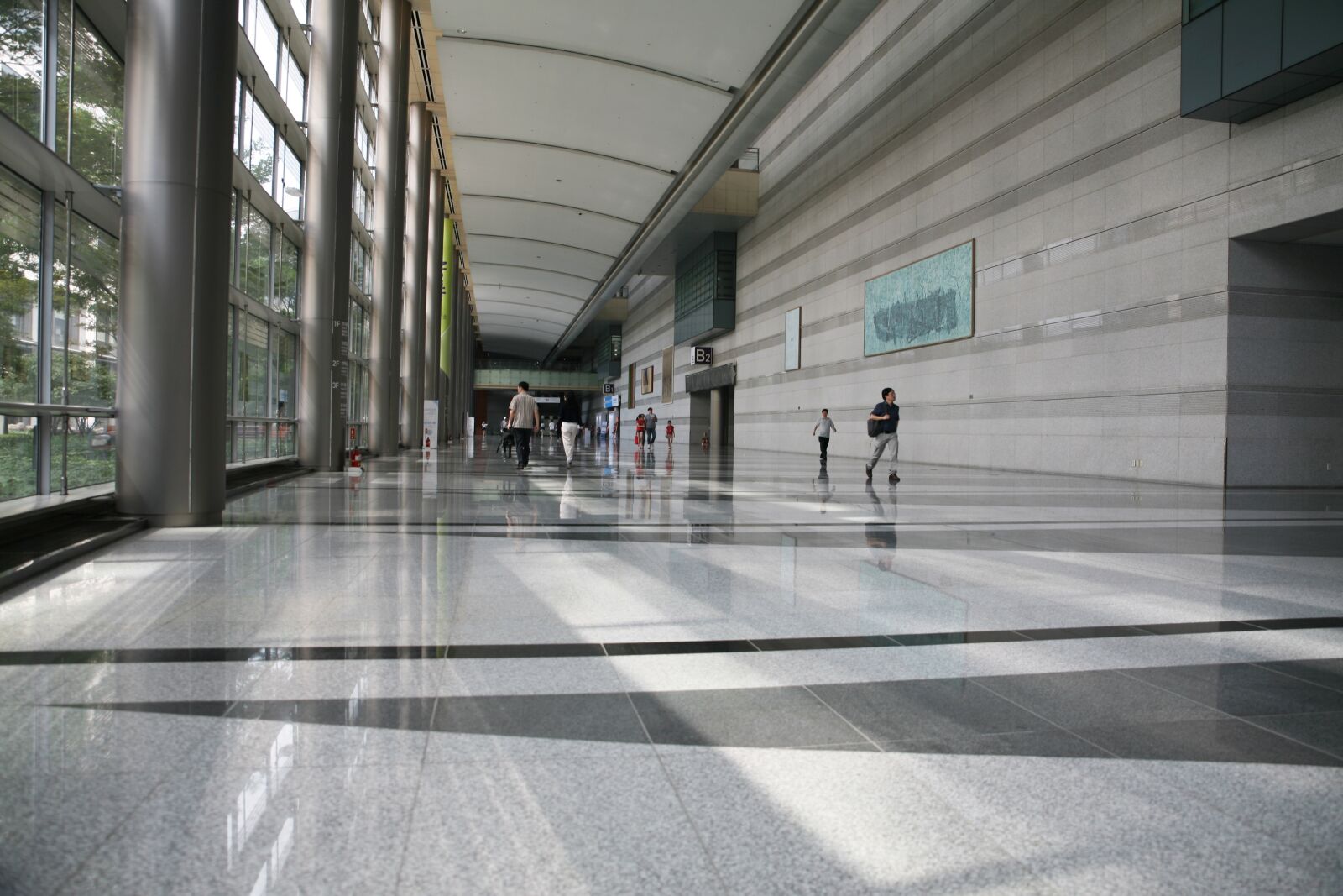 Canon EOS 5D sample photo. Coex, corridor, exhibition photography