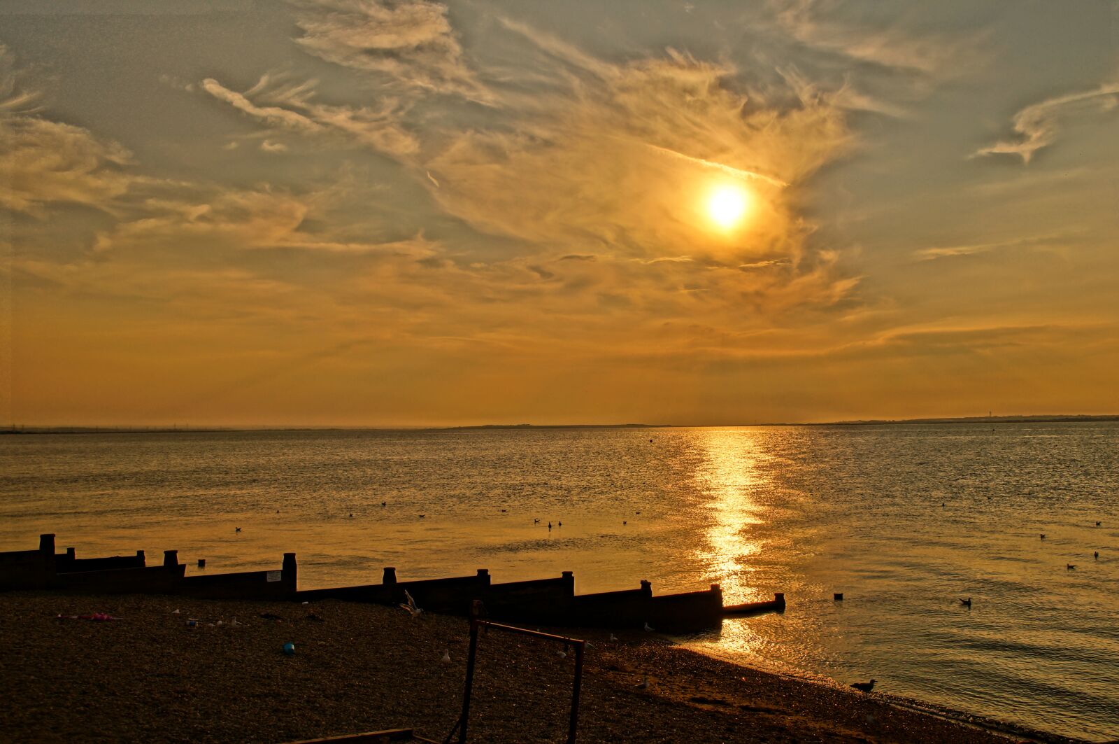 Sony SLT-A57 sample photo. Sunset, whitstable, uk photography