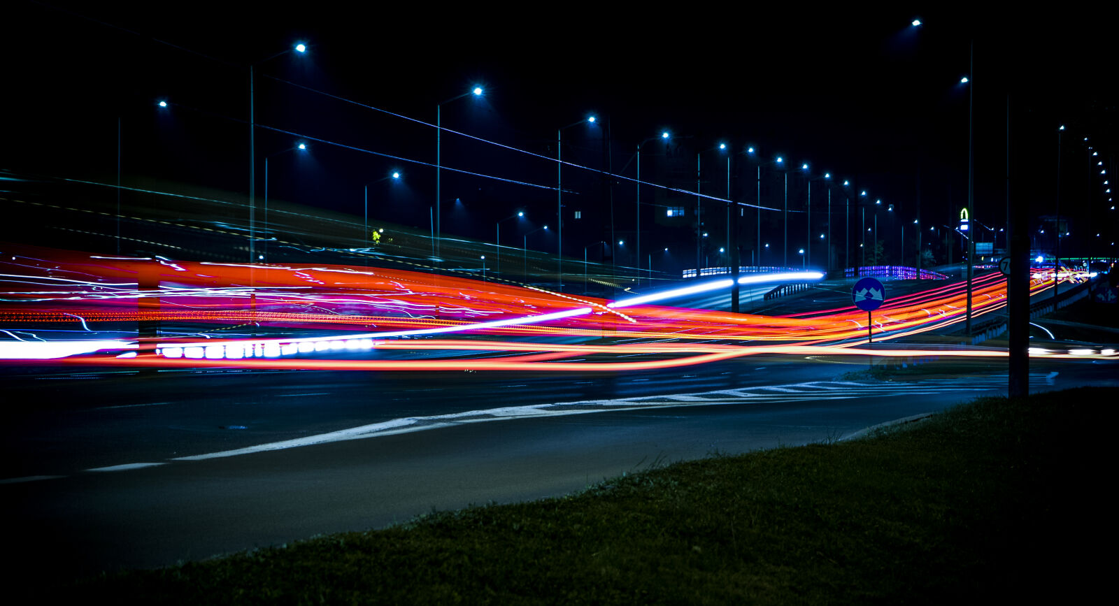Olympus OM-D E-M10 II sample photo. Architecture, blur, bridge, evening photography