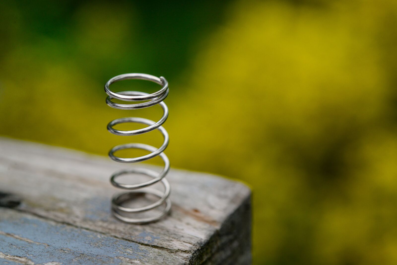 Nikon D610 sample photo. Spring, helical, metal photography