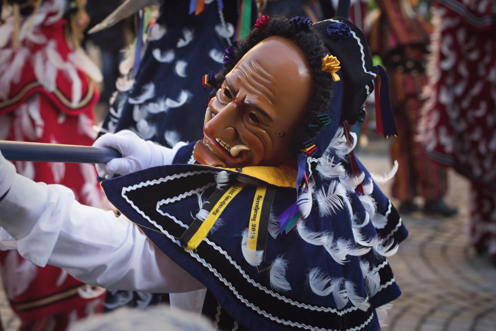 Canon EF 100mm F2.8L Macro IS USM sample photo. Fasnet, carnival, costume photography