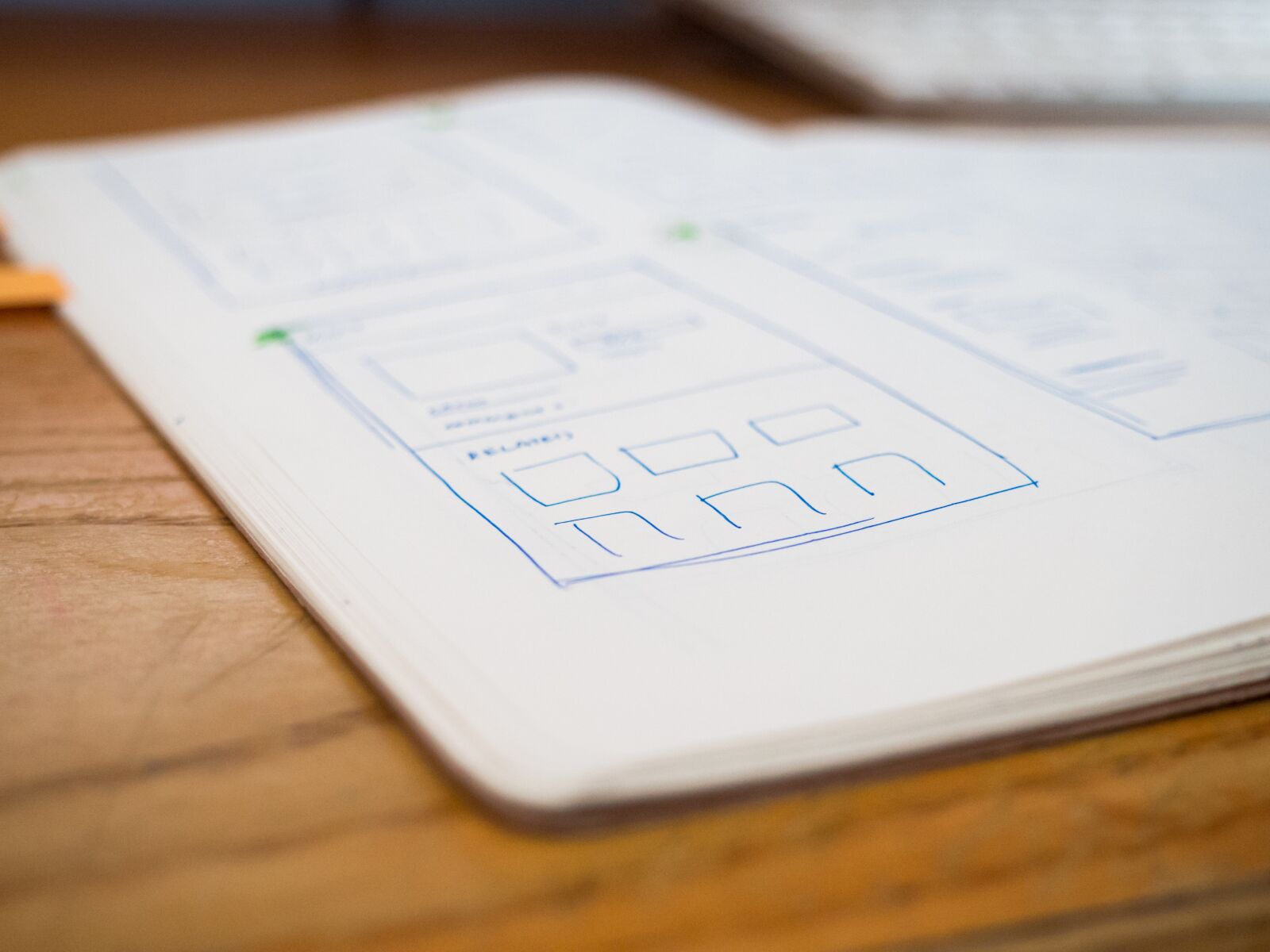 Olympus OM-D E-M10 sample photo. Notebook, notepad, mockups photography