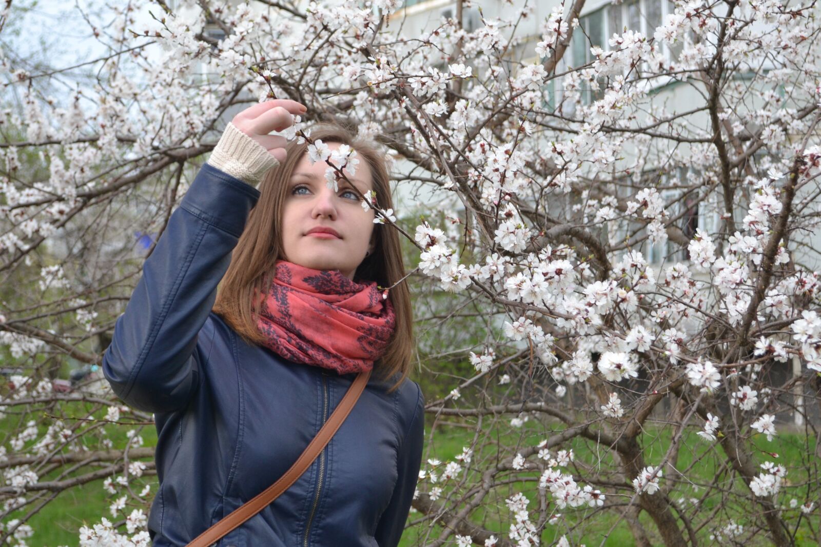 Nikon D3100 sample photo. Spring, girl, flowers photography