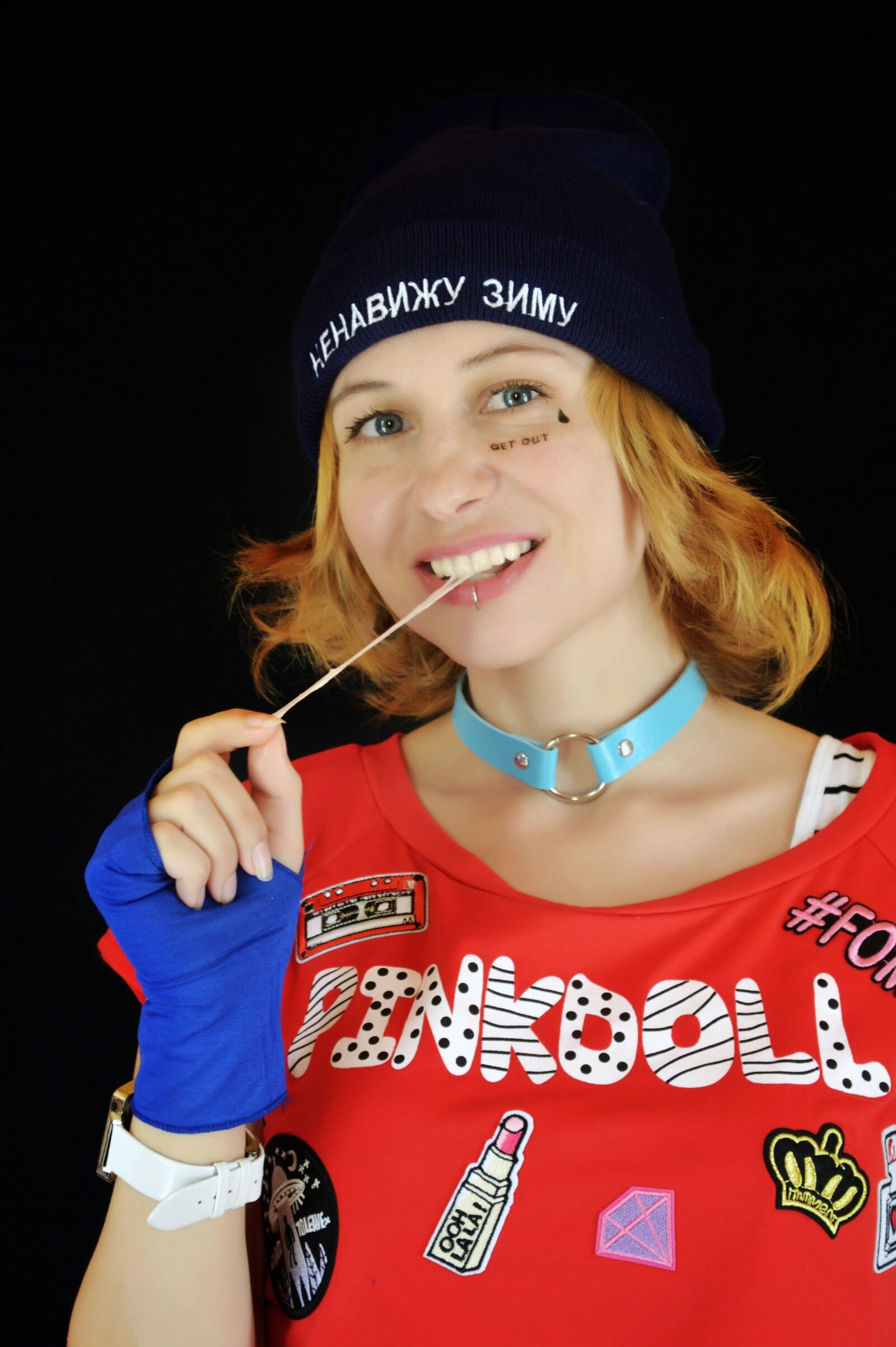 Nikon D3200 sample photo. Teen, gum, chewing gum photography
