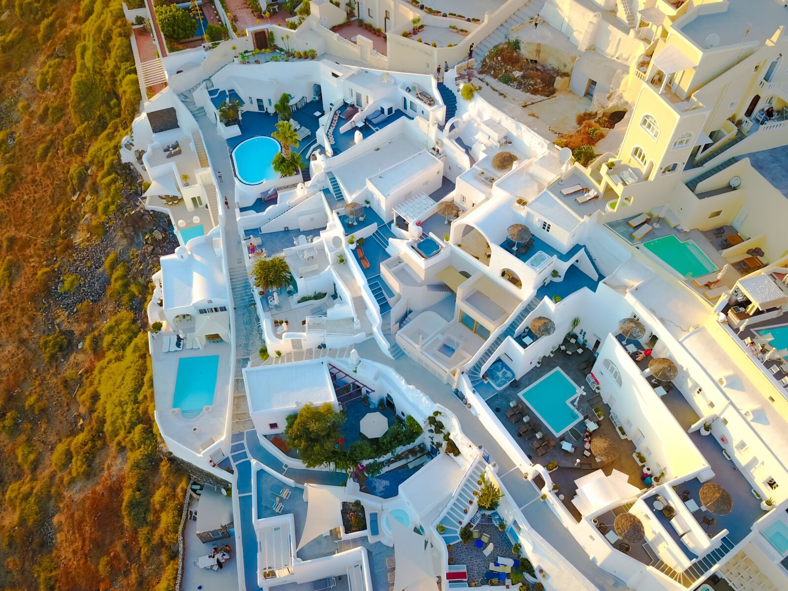 DJI FC220 sample photo. Santorini, drone, photo photography