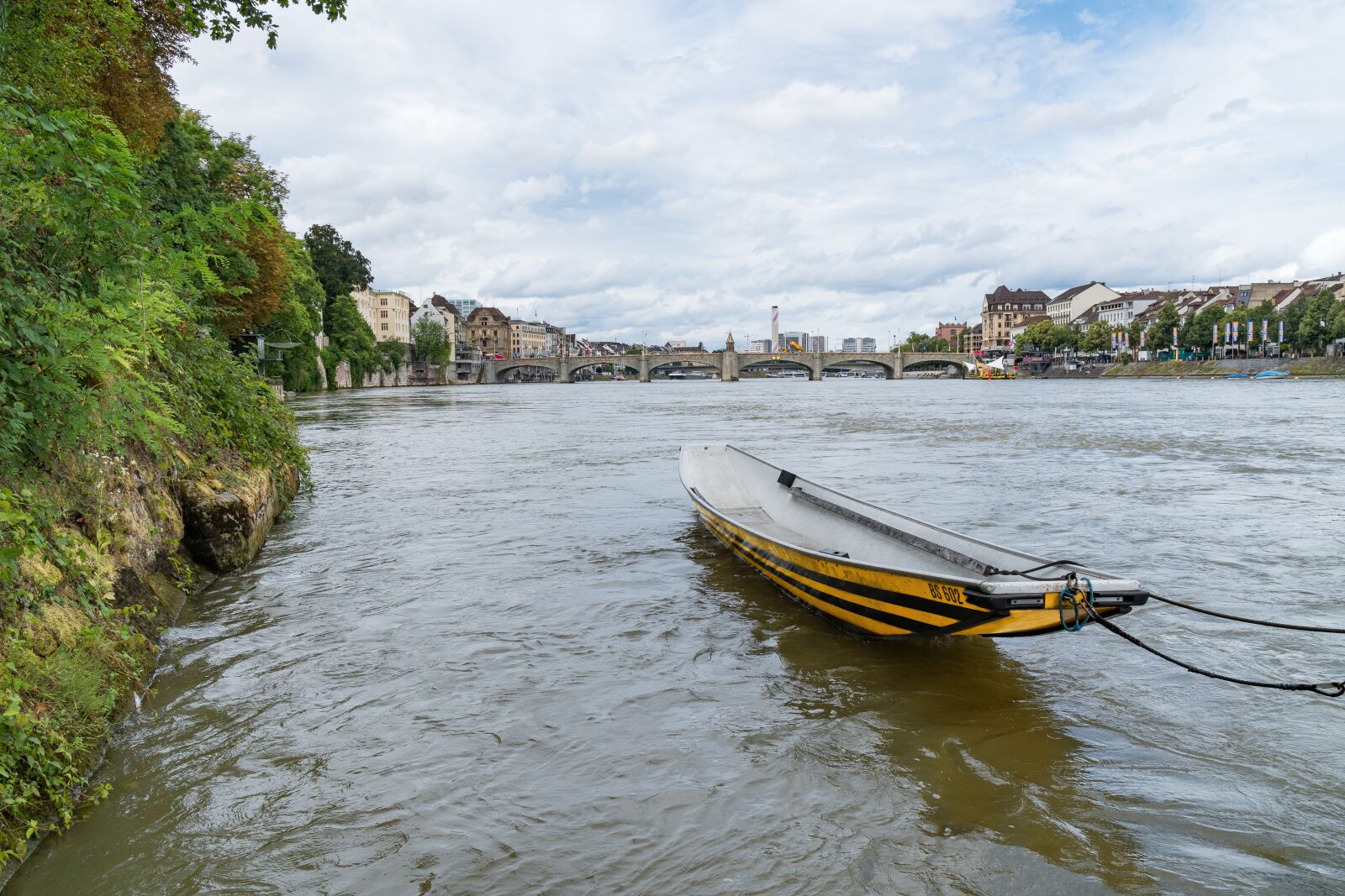 Sony a6500 sample photo. Skyline, river, water photography