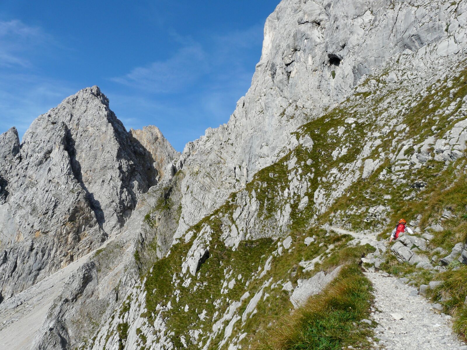 Panasonic DMC-FZ18 sample photo. Gams ngersteig, climbing, medium photography