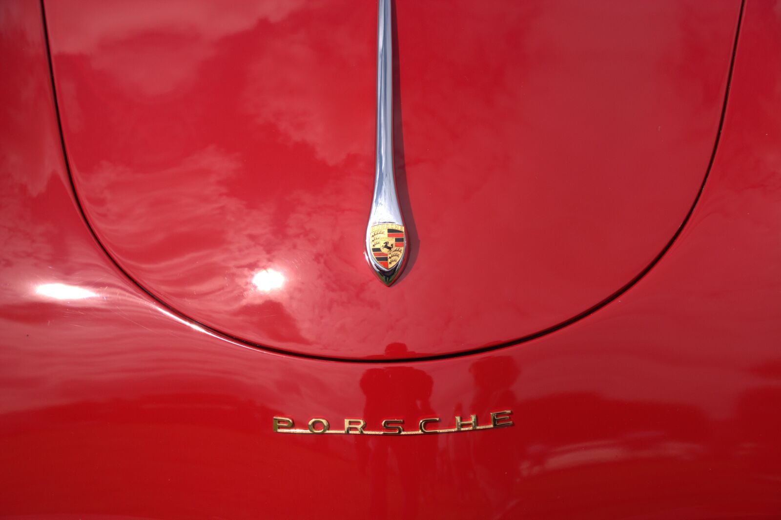 Nikon D5200 sample photo. Red, classic, porsche photography
