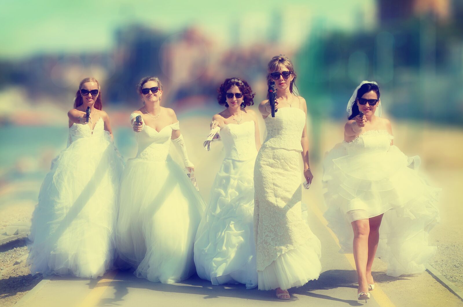 Nikon D3200 sample photo. Bride, parade, dress photography