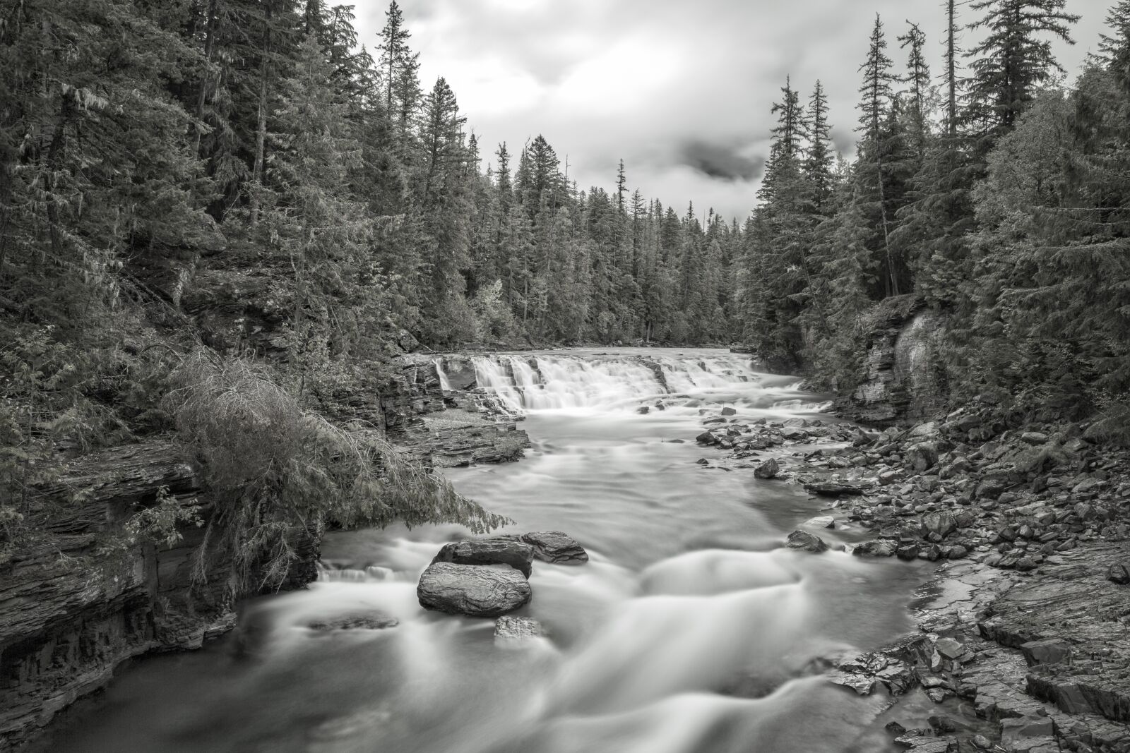 Canon EF 24-70mm F2.8L II USM sample photo. Glacier national park, river photography