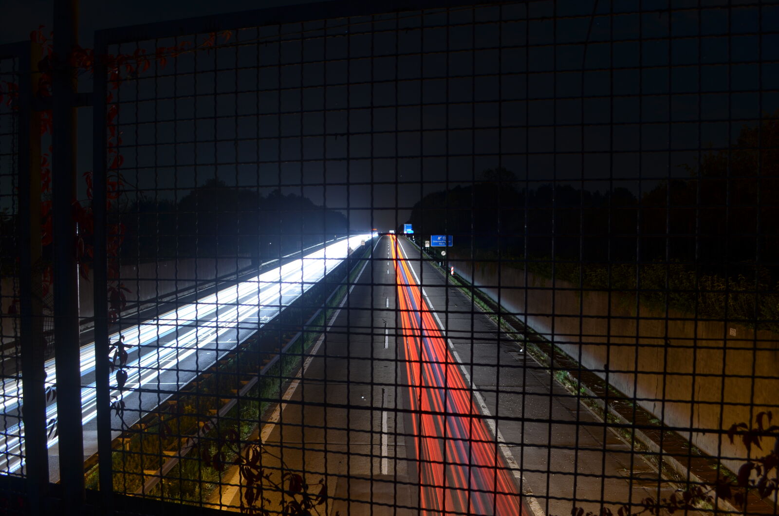 Nikon D5100 sample photo. Bridge, freeway, lights, long photography