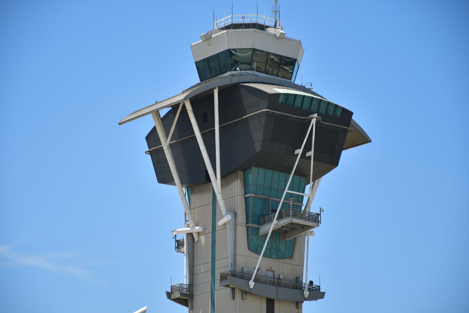 Nikon D7500 sample photo. Control tower, airport tower photography