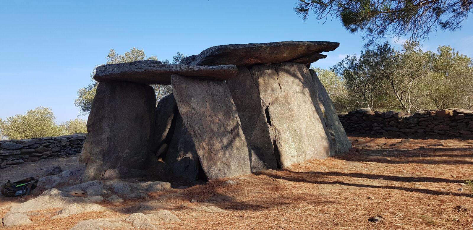 Samsung Galaxy S8+ sample photo. Dolmen, roses, costa brava photography