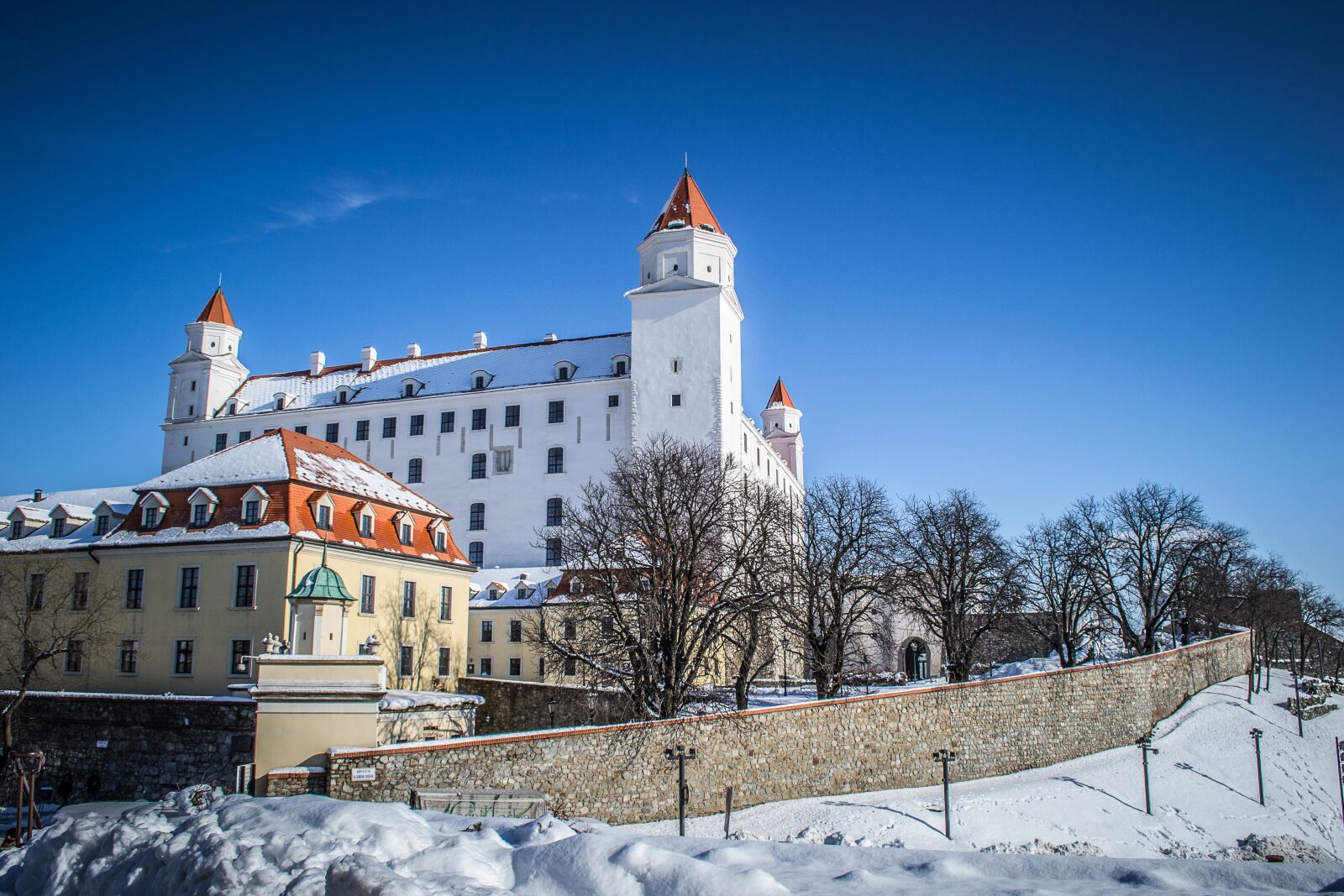 Nikon D3100 sample photo. Castle, architecture, bratislava photography