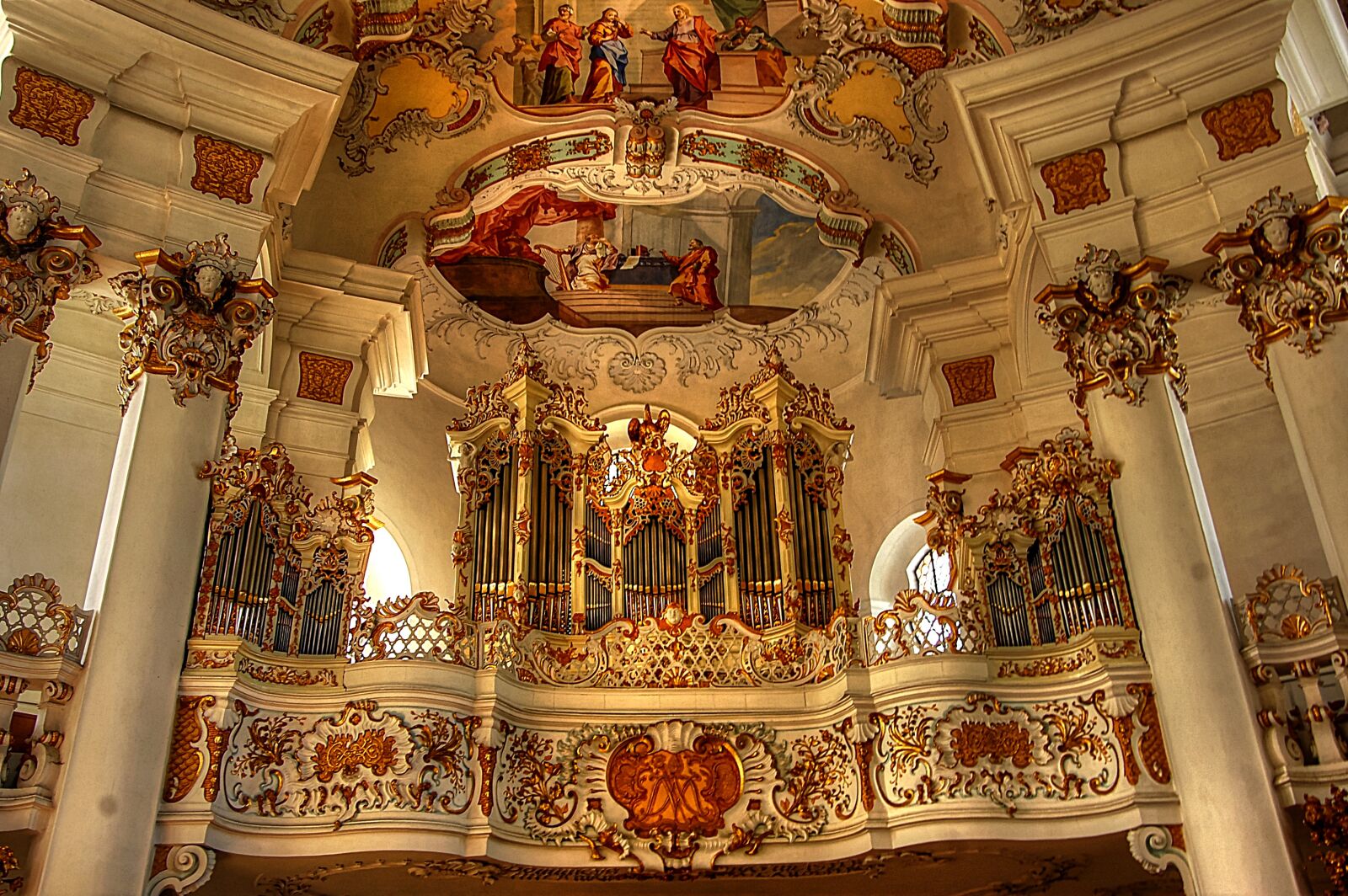 Nikon D40 sample photo. Organ, wies, church photography