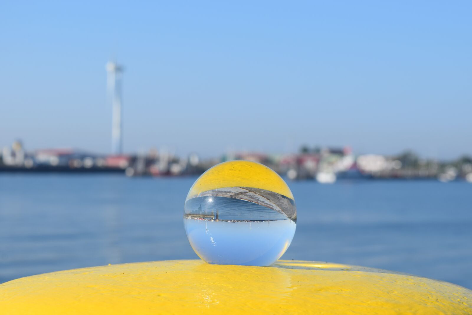 Nikon D3300 sample photo. Borkum, marina, ball photography