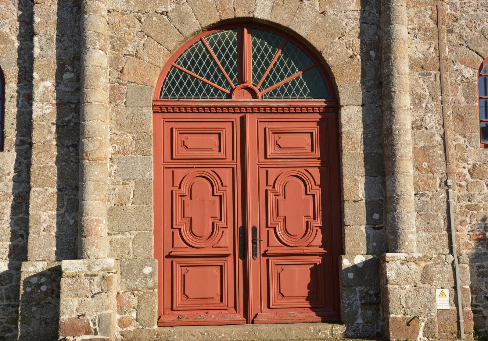 Nikon D5200 sample photo. Red portal, church, religious photography