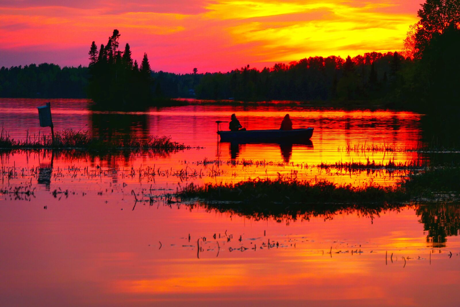 Panasonic DC-ZS200 sample photo. Fishermen, sunset, nature photography