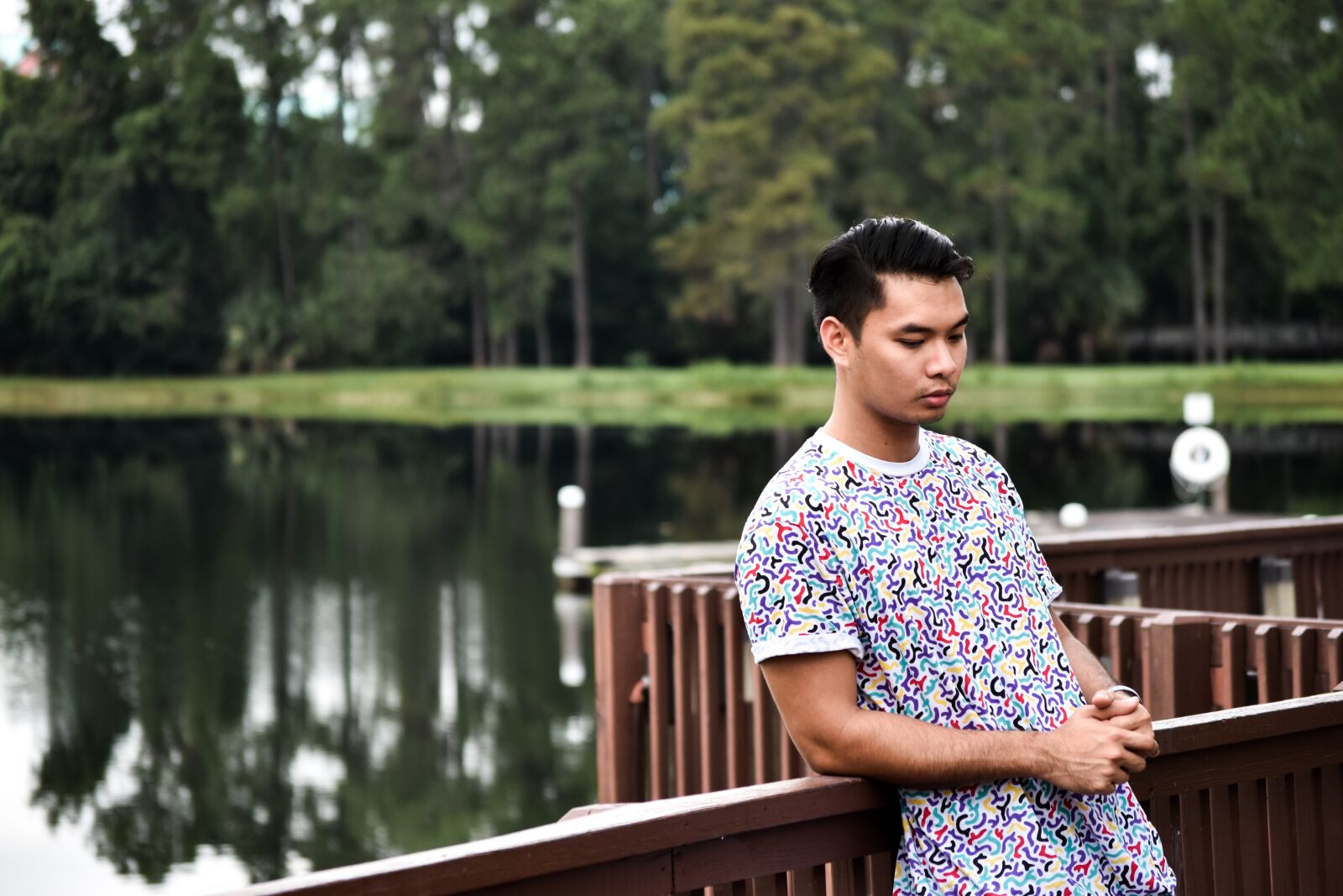 Nikon D5500 sample photo. Nature, asian, thinking photography